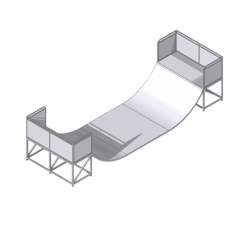 Mini rampe 1.20 x 3.00 m